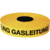KELMAPLAST® Trassenwarnband gelb mit schwarzer Aufschrift Gasleitung