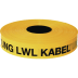 KELMAPLAST® Trassenwarnband gelb mit schwarzer Aufschrift LWL KABELTUR