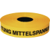 KELMAPLAST® Trassenwarnband gelb mit schwarzer Aufschrift Achtung Mittelspannung