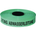 KELMAPLAST® Trassenwarnband grün mit schwarzer Aufschrift Achtung Abwasserleitung
