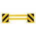 Rammschutzplanke Typ C aus Stahl WACHTWERK X® als Komplett-Set-31811-k6lpq6-1788954035159
