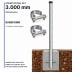 3000 mm Rohrpfosten Komplett-Set mit 60,3 mm Rohrpfosten und 2 Rundform-Klemmschellen, inklusive Montage im Erdreich